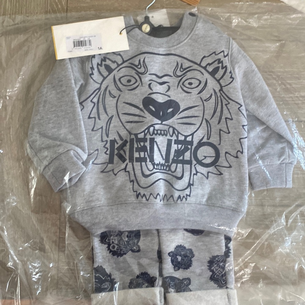 Kenzo Gray Kids Matching Set